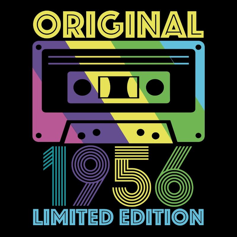 Original 1956 Cassette 70e Anniversaire 70 ans Tee