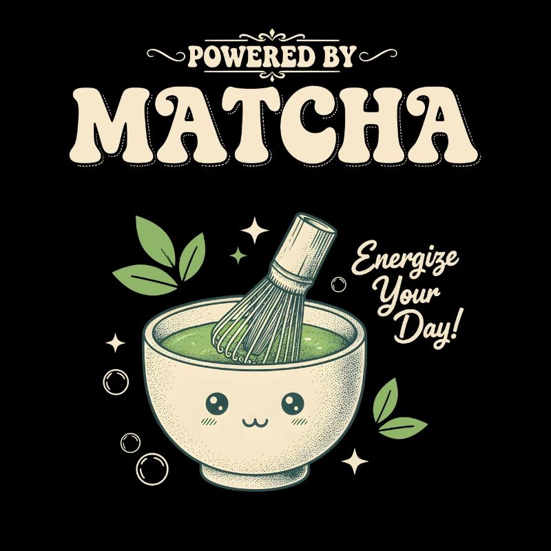 Alimenté par le thé matcha Energize Your Day
