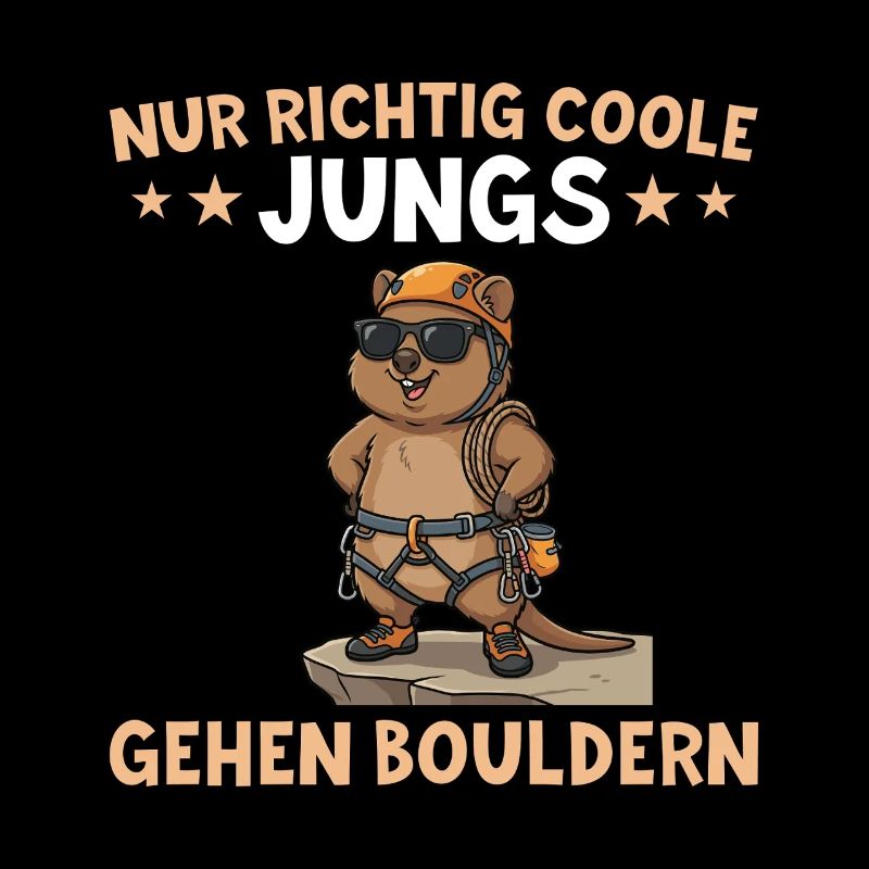 Climbing Cool Guys Go Bouldering Gift