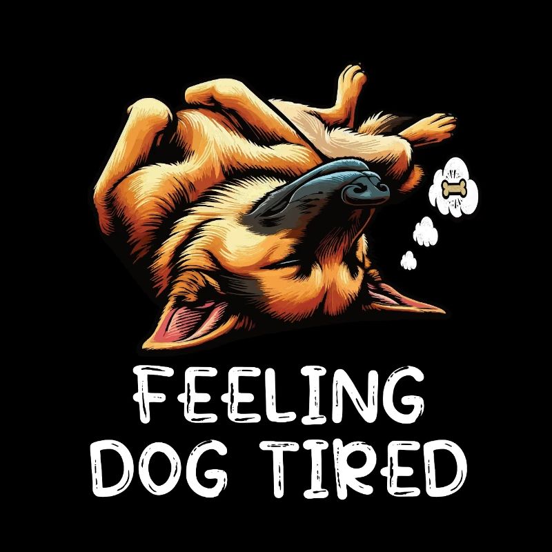 Feeling Dog Tired German Shepherd
