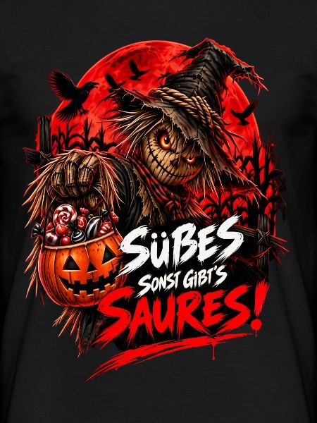 Halloween Vogelscheuche – Süßes oder Saures