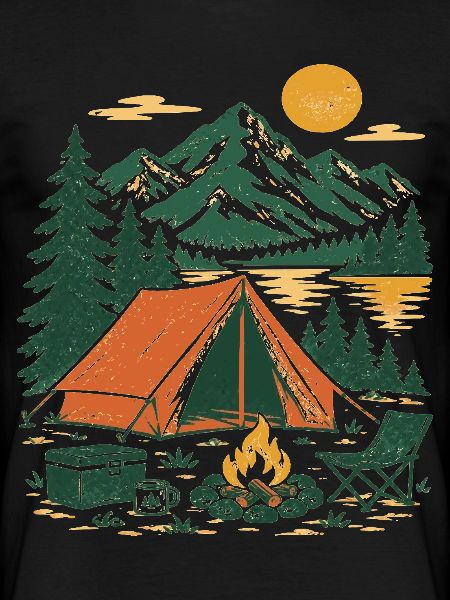 Bergcamping Abendstimmung