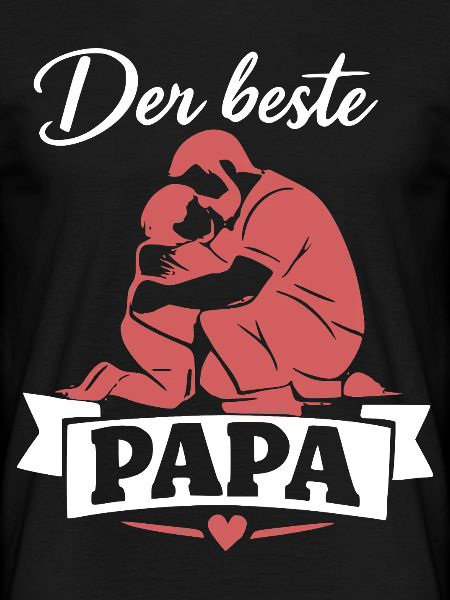 Der beste Papa Silhouette