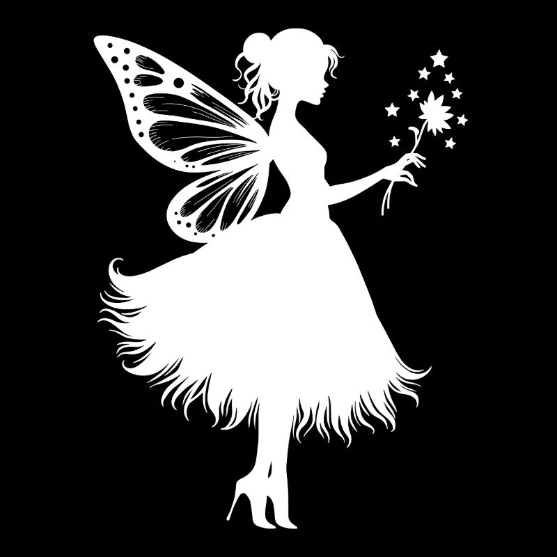 Fée magique avec fleur