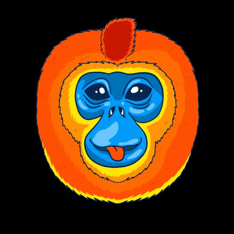 Stompe neus aap Aap Chimpansee