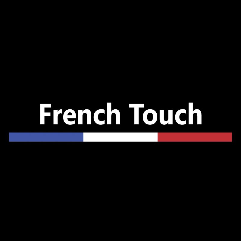 FRENCH TOUCH, bleu blanc rouge, drapeau français