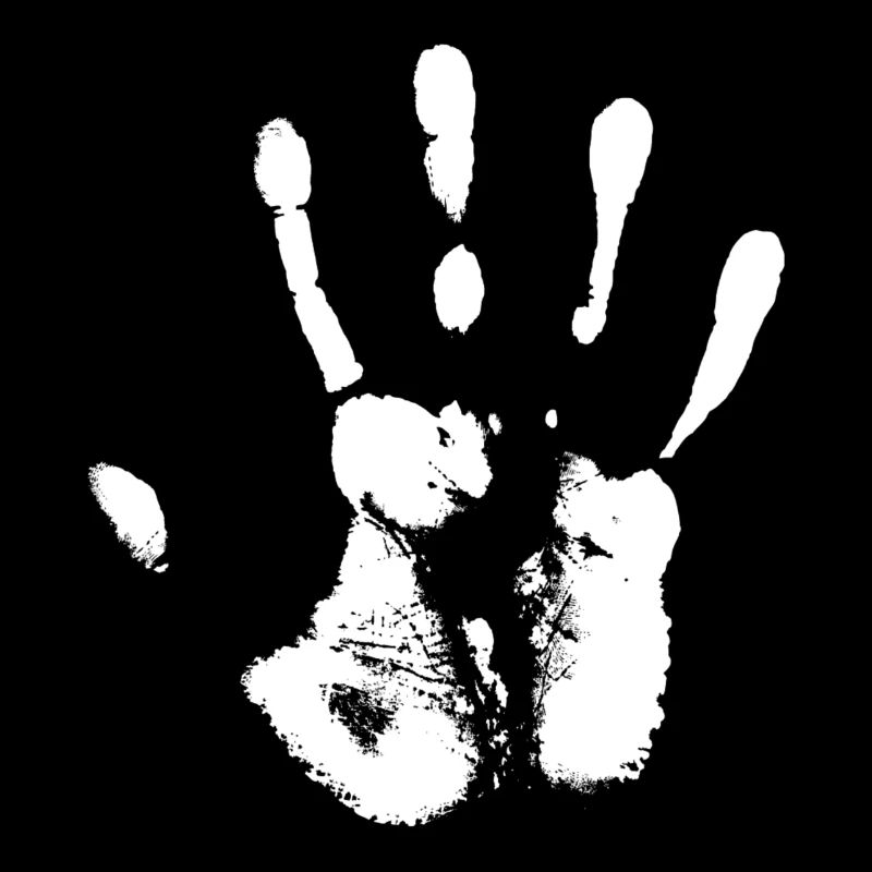 weiße Hand