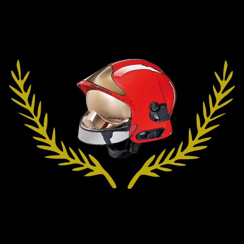 Casque Pompier embleme