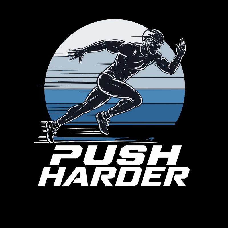 Running Runner Push Harder Motivation for Competition