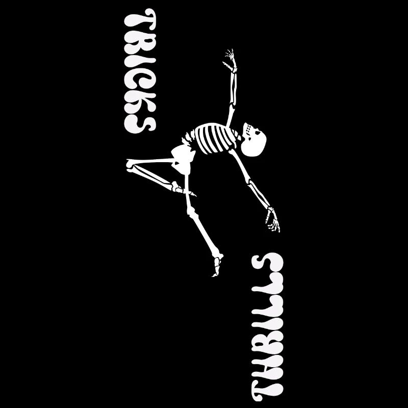 TRICKS OR THRILLS, HALLOWEEN SKELETON DANCE
