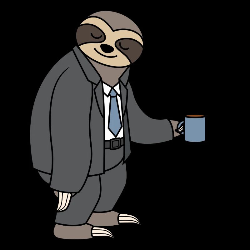 Sloth Suit Sloth Born To Sleep Forced To Work