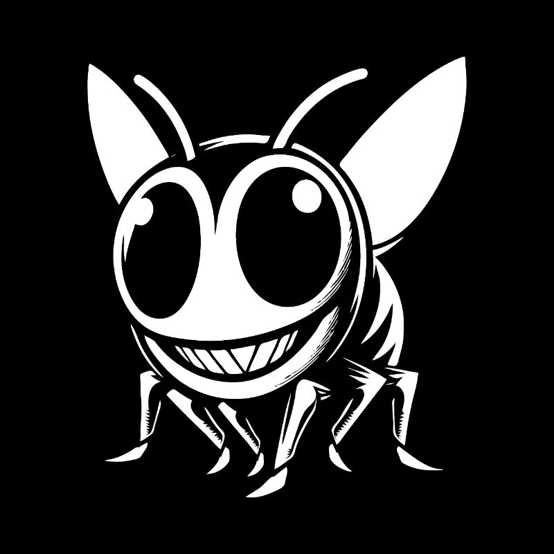Lustige Wespe Design – Comic Spaß