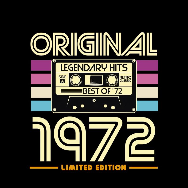 Original 1972 Cassette Retro