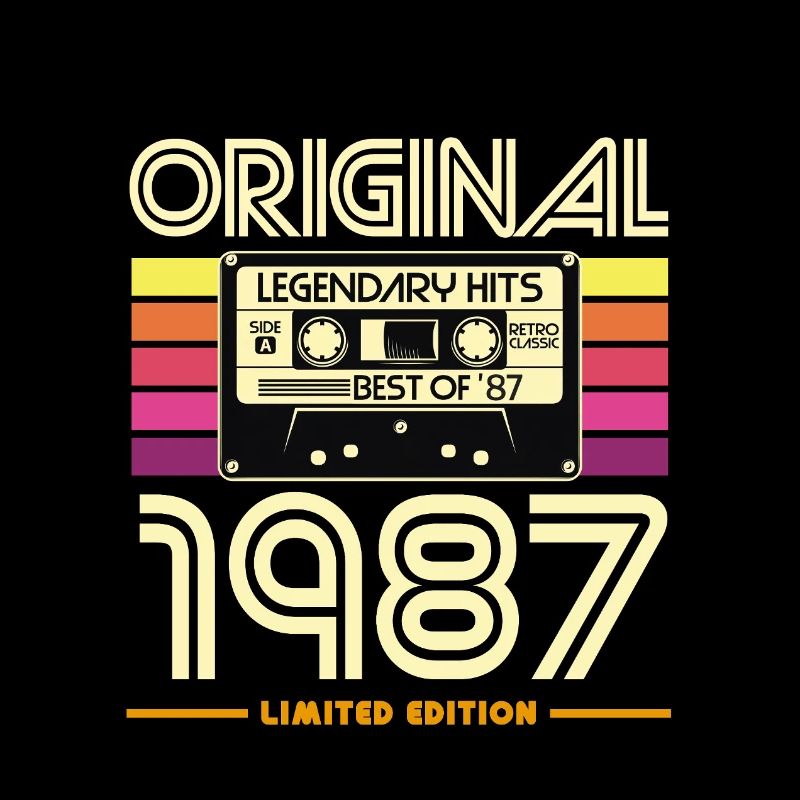 Original 1987 Cassette Retro