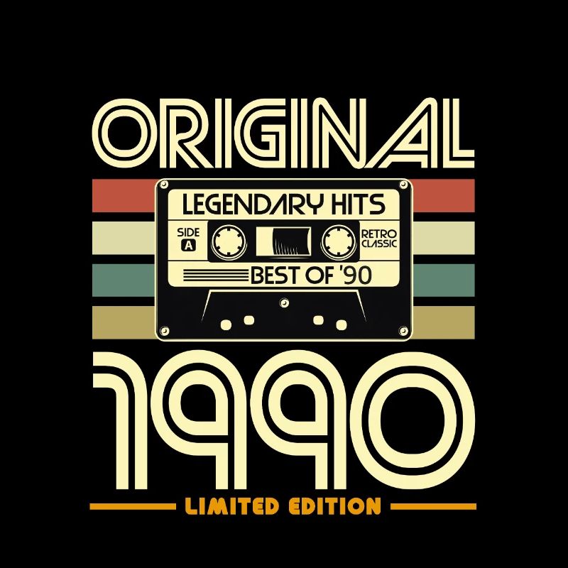 Original 1990 Rétro Cassette Édition