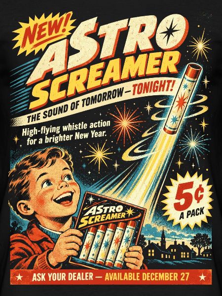 Retro Luftheuler Silvester