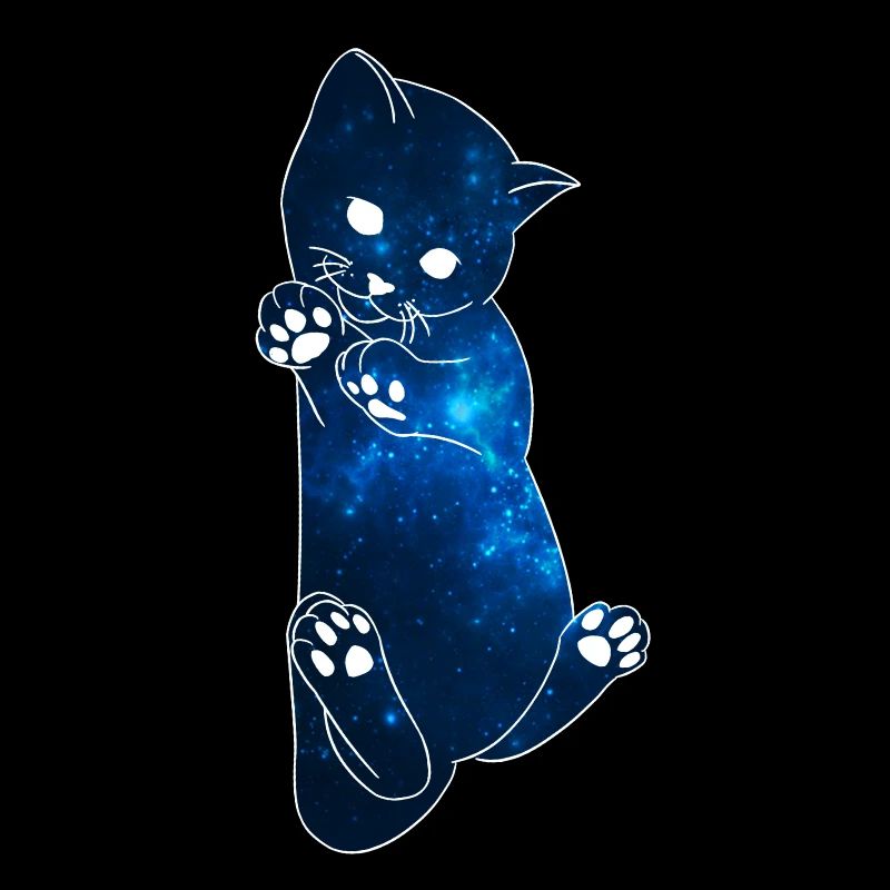 Galaxy Katze [Blau]
