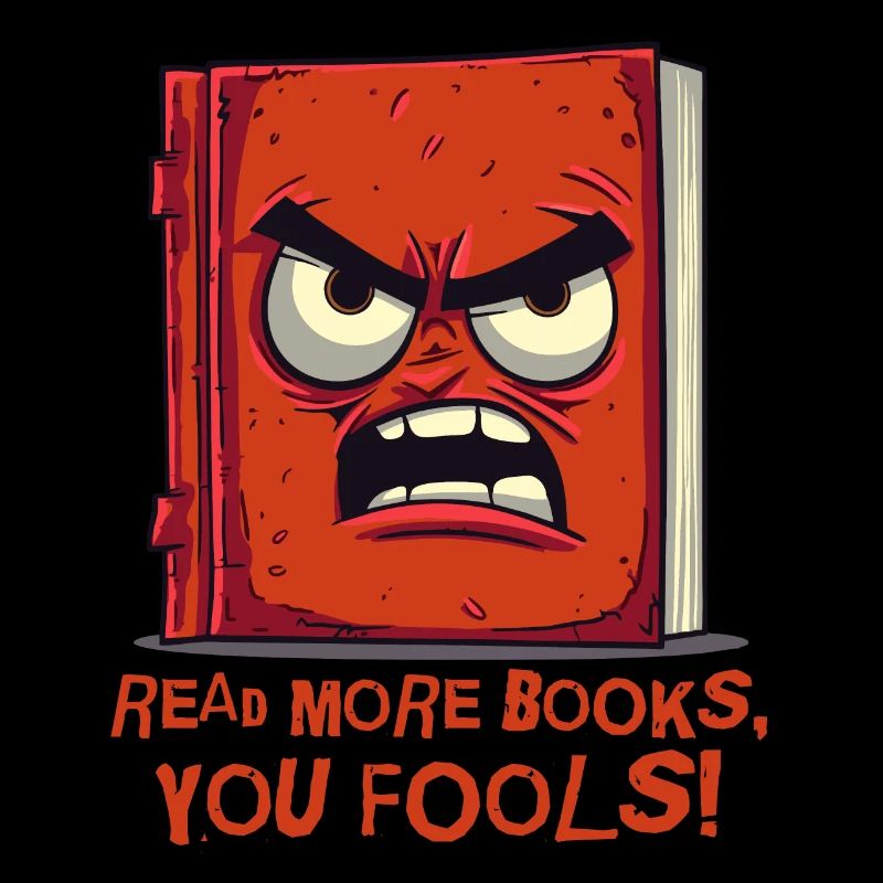 Read more books! Angry Book
