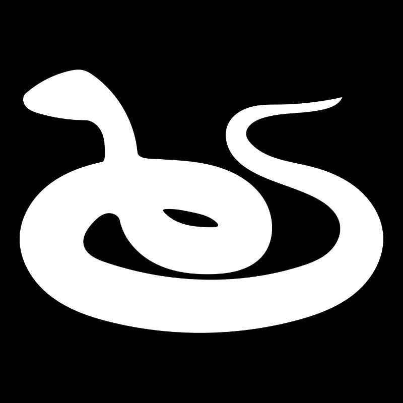 Mamba minimal serpent Reptile Silhouette