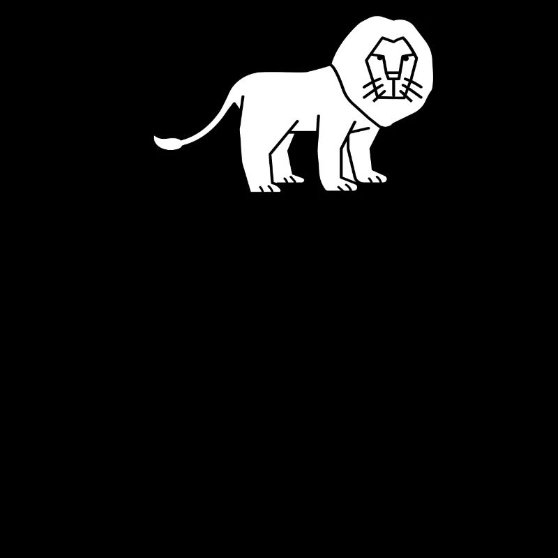 Löwe Logo auf Brust dezent Geschenkidee