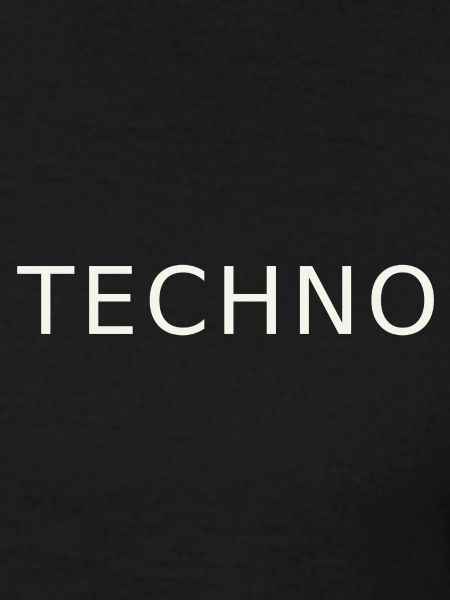 Techno Schriftzug