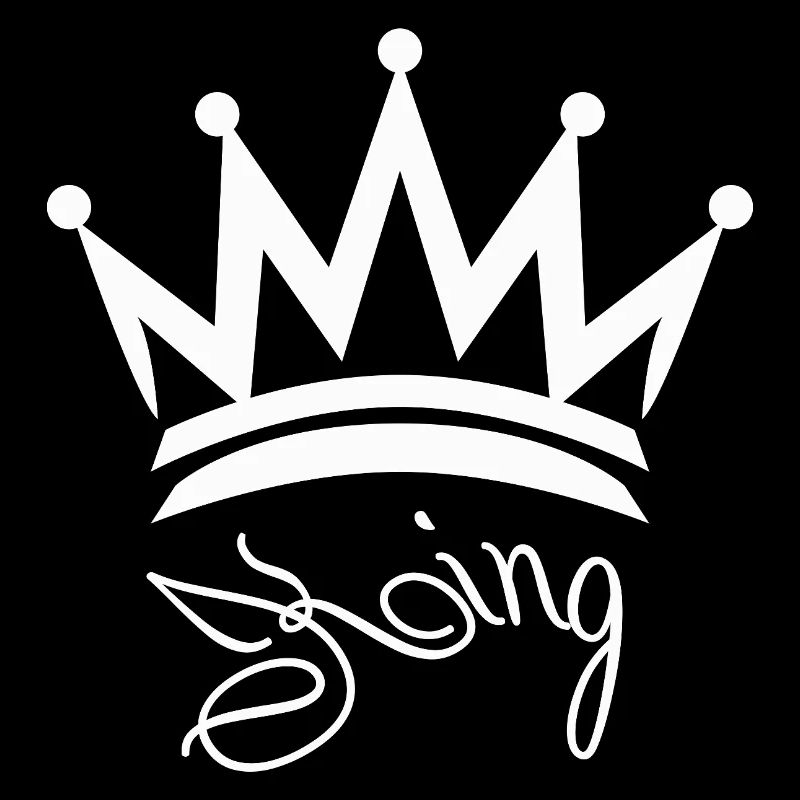 King Valentinstag, Hochzeitstag oder Paar Design