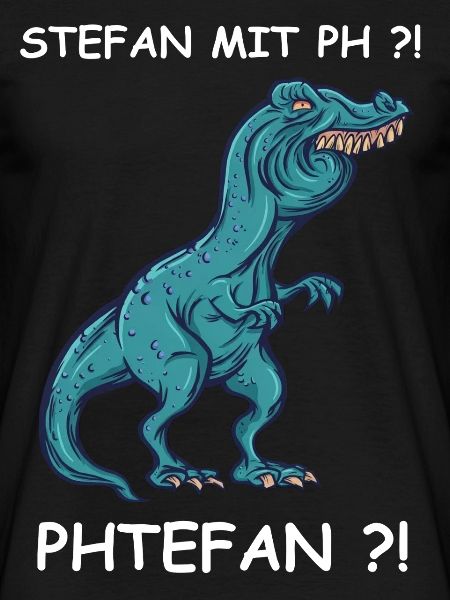 Blauer Dino mit Kick | Stefan