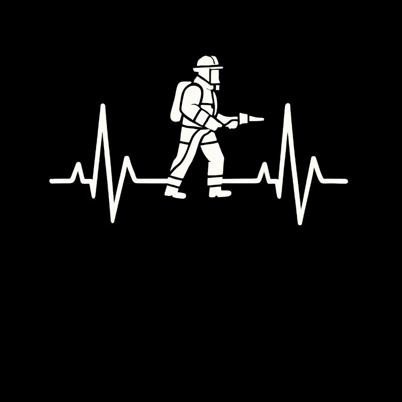 Fire brigade heartbeat – firefighters in action