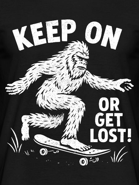 Skateboarding Bigfoot