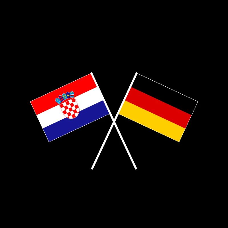 Drapeau de l’amitié germano-croate Drapeau