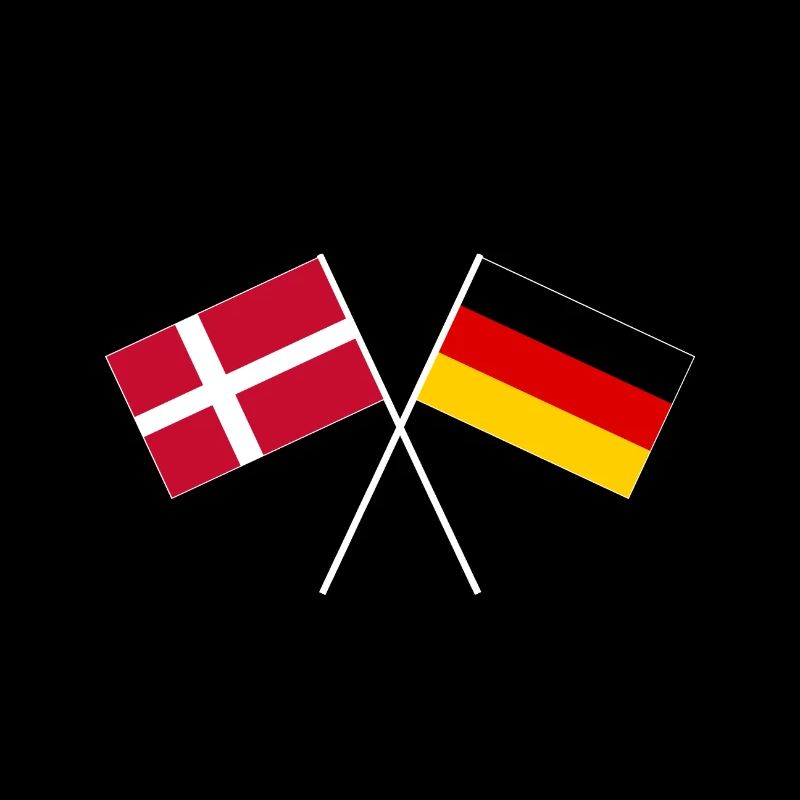Danemark Allemagne drapeau du drapeau croisé