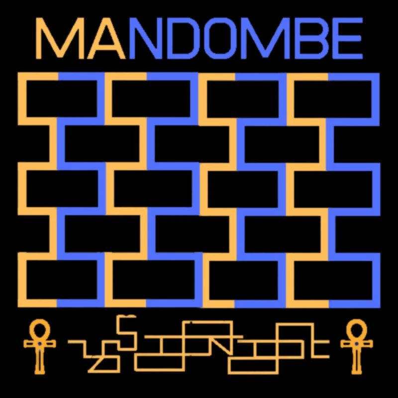 MANDOMBE design combined with Ankh cross