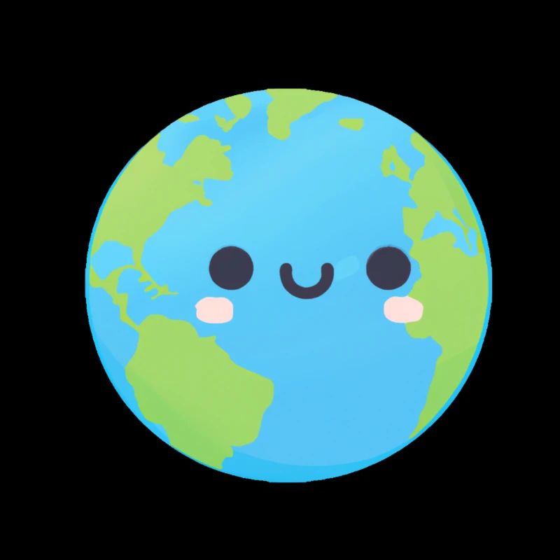 Niedlicher Planet Erde