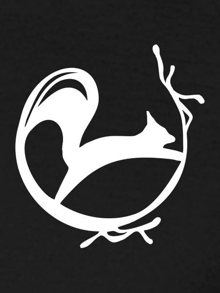 Eichhörnchen Squirrel Kaffeerand white