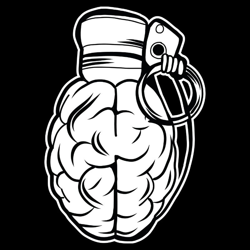 Brain // Grenade // Illustration