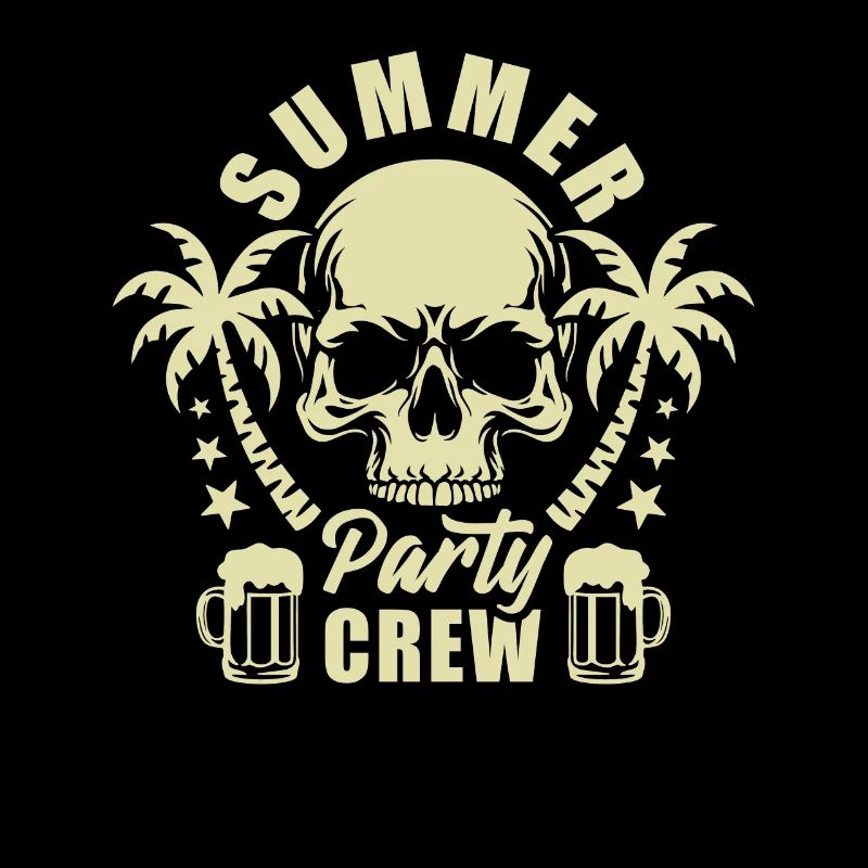 Summer Party Crew - es eskaliert eh - Bierglas
