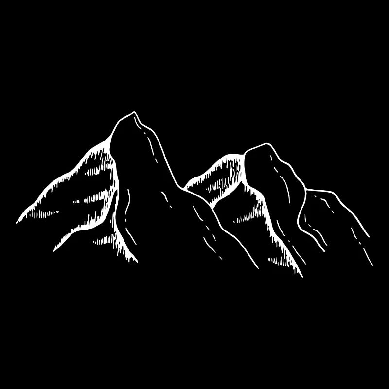 White mountains drawing