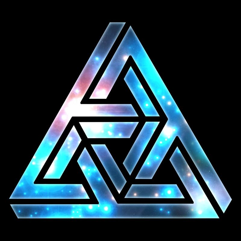 Optical Illusion, Impossible Triangle, 3D Shapes
