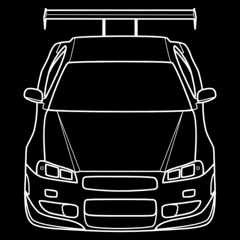 GTR R34 blanc