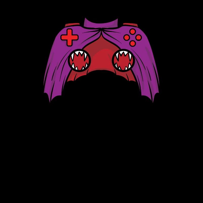 Halloween Video Game Controller Vampire Gamer