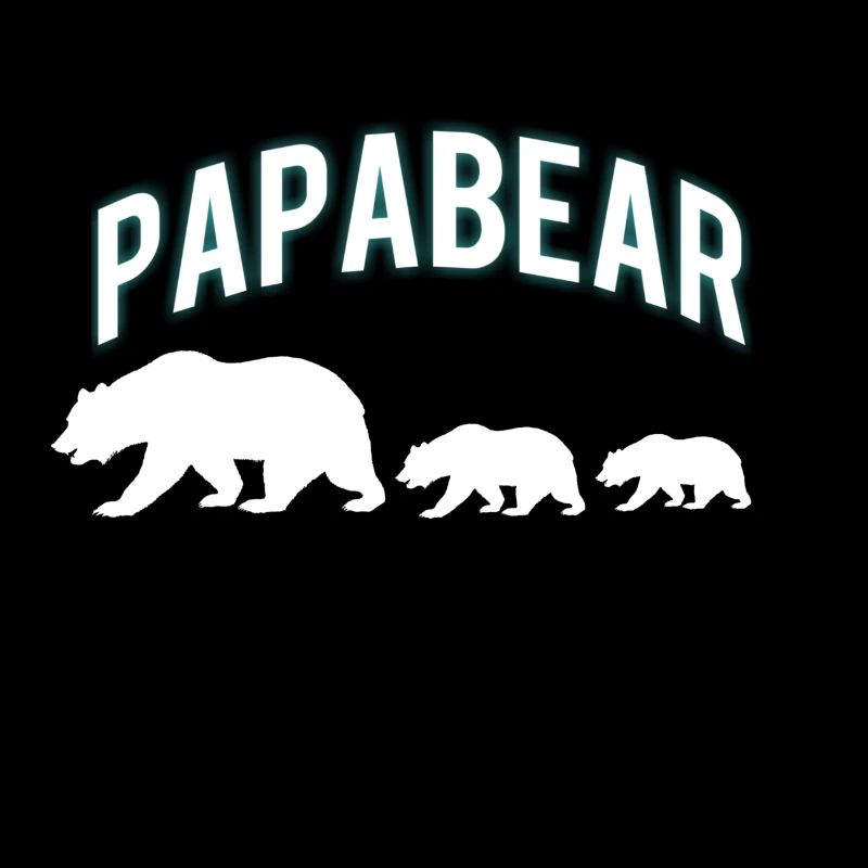 Papabear papabär Vater das Bär
