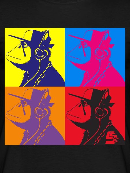 Monkey Warhol by CustomStyle