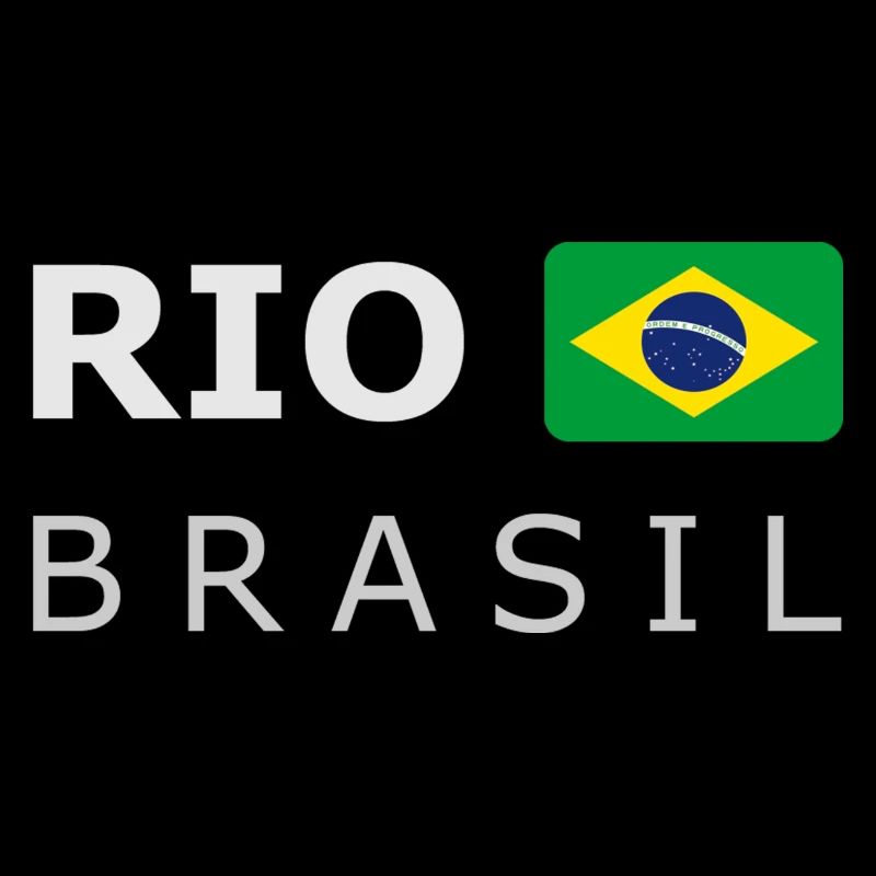 RIO BRASIL white-lettered 400 dpi