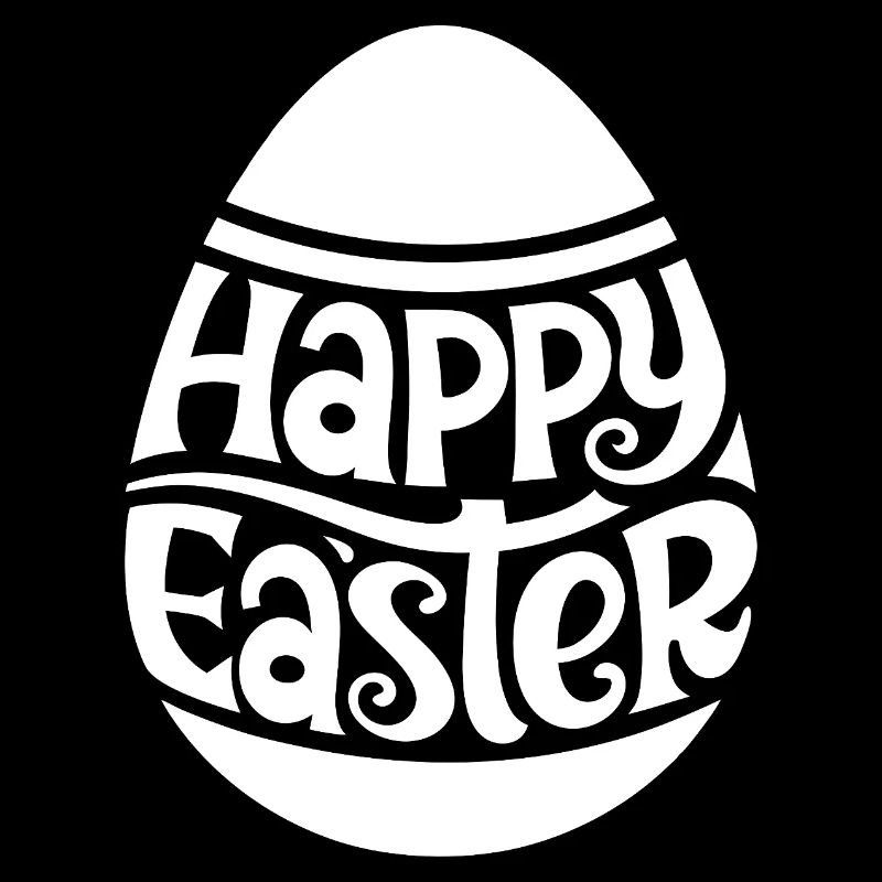 Happy Easter - Osterhase - Osterei - Brust