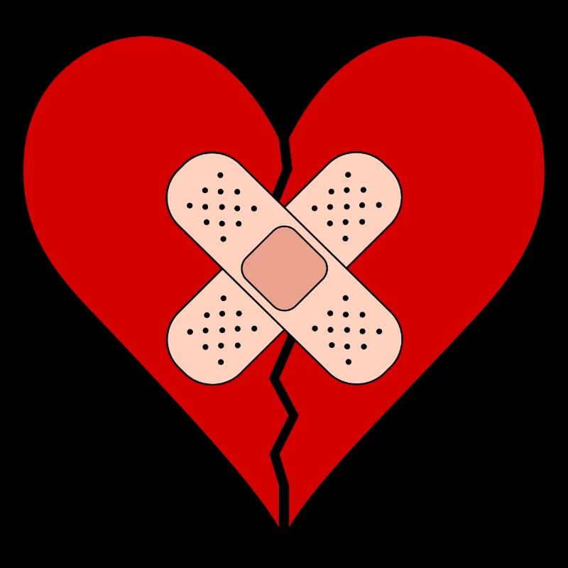 Heart with bandage