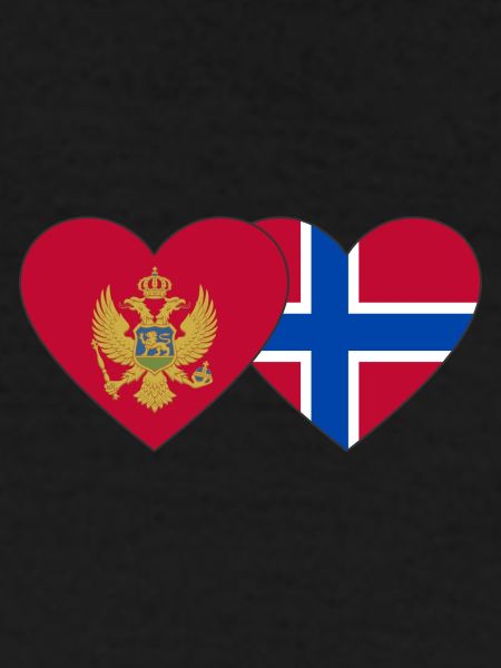Montenegro Norway flag