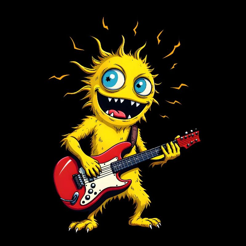 Monstre de musique jaune n° 3