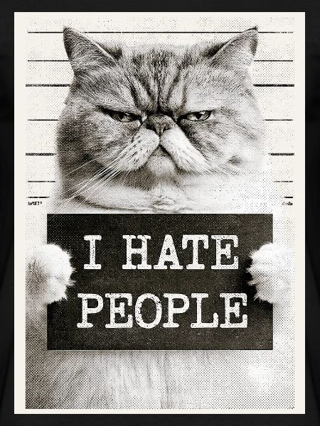 GrimmigerKater I HATE PEOPLE