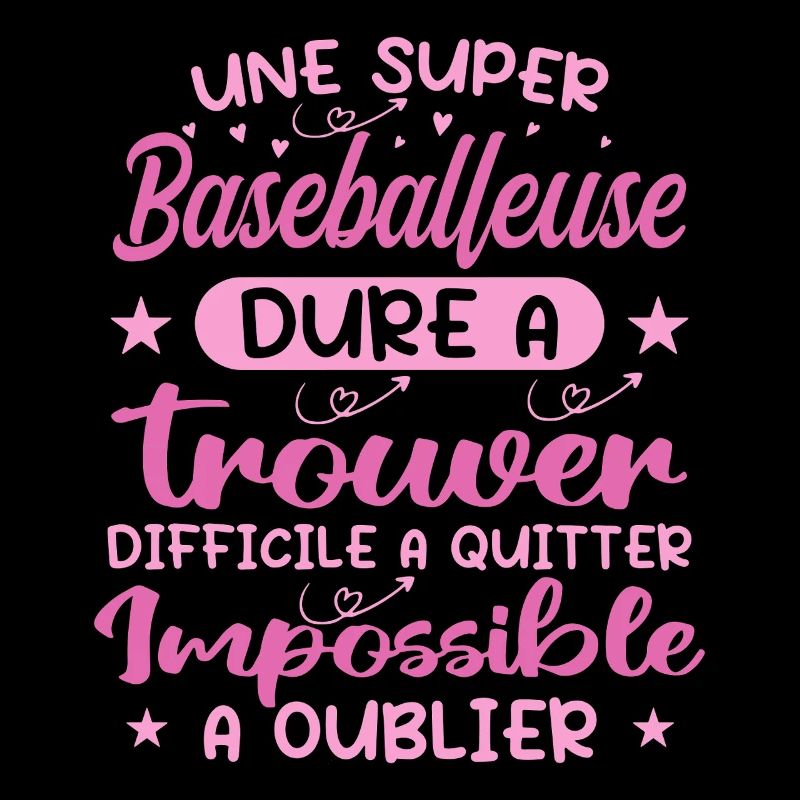 Une Super Baseballeuse - Cadeau baseballeuse