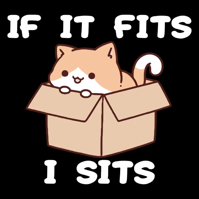 Si ça va, je suis assis chat mignon